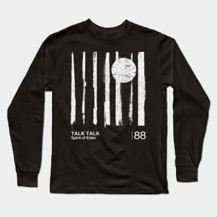 Talk Talk  / Minimalist Graphic Artwork Design Long Sleeve T-Shirt